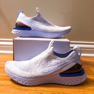 White Nike Phantom Flyknits **worn once**